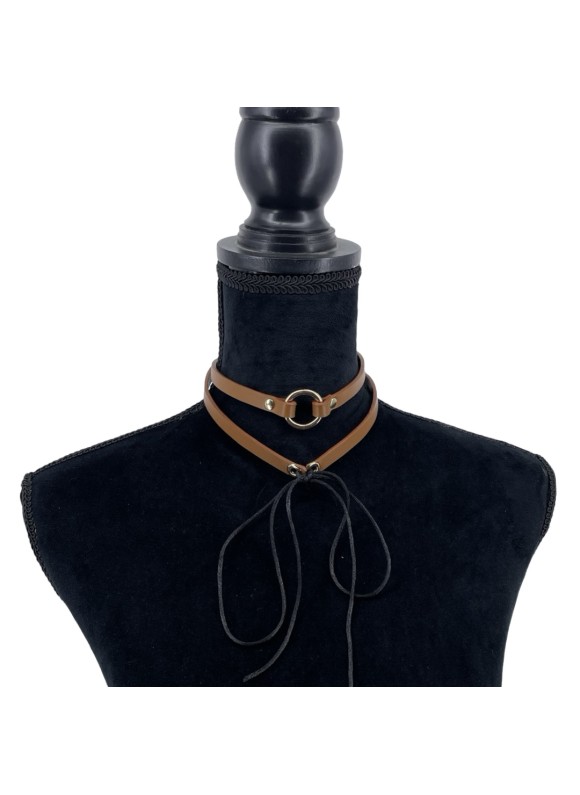 CHOKER DIN PIELE C140